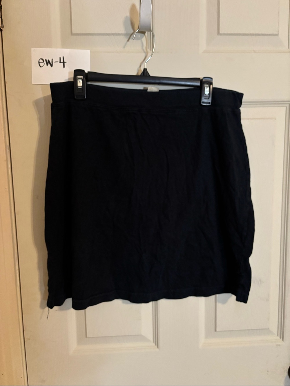 fresh produce Black Mini Skirt - Simple A-Line